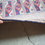 Tribal Rug 145×110cm 手織りトライバルラグ トルクメン 