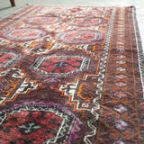 トライバル ラグ 190×95cm イラン手織り 一点物