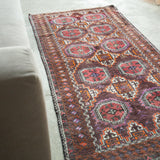 トライバル ラグ 190×95cm イラン手織り 一点物