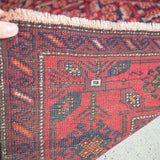 トライバル ラグ 215×110cm イラン手織り 一点物