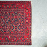 トライバル ラグ 215×110cm イラン手織り 一点物