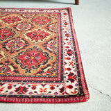 トライバル ラグ 155×95cm イラン手織り 一点物