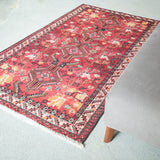 トライバル ラグ 195×110cm イラン手織り 一点物