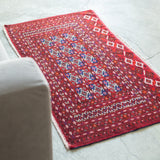 トライバル ラグ 130×70cm イラン手織り 一点物