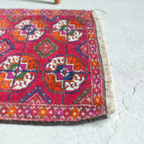 トライバル ラグ 90×55cm イラン手織り 一点物