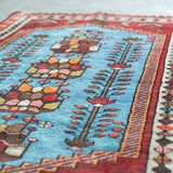 トライバル ラグ 120×80cm イラン手織り 一点物