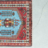 トライバル ラグ 120×80cm イラン手織り 一点物