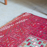 トライバル ラグ 110×90cm イラン手織り 一点物