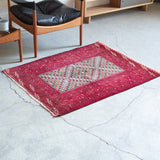 トライバル ラグ 110×90cm イラン手織り 一点物
