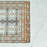 トライバル ラグ 85×60cm イラン手織り 一点物