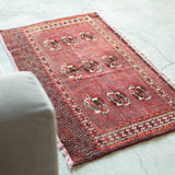 トライバル ラグ 120×66cm イラン手織り 一点物