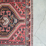 トライバル ラグ 120×60cm イラン手織り 一点物
