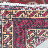 トライバル ラグ 105×65cm イラン手織り 一点物
