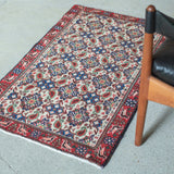 トライバル ラグ 100×60cm イラン手織り 一点物