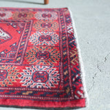 トライバル ラグ 87×67cm イラン手織り 一点物