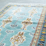 トライバル ラグ 90×60cm イラン手織り 一点物