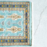 トライバル ラグ 90×60cm イラン手織り 一点物