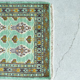 トライバル ラグ 90×60cm イラン手織り 一点物