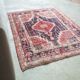 トライバル ラグ 140×100cm イラン手織り 一点物