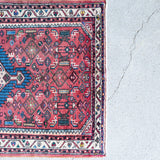 トライバル ラグ 127×80cm イラン手織り 一点物