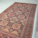 トライバル ラグ 200×110cm イラン手織り 一点物