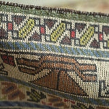 トライバル ラグ 140×85cm イラン手織り 一点物