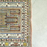 トライバル ラグ 140×85cm イラン手織り 一点物