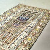 トライバル ラグ 140×85cm イラン手織り 一点物