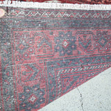 トライバル ラグ 160×95cm イラン手織り 一点物