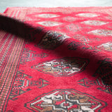 トライバル ラグ 145×100cm イラン手織り 一点物