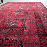 トライバル ラグ 200×85cm イラン手織り 一点物