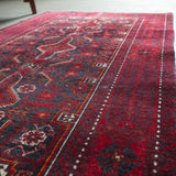 トライバル ラグ 185×95cm イラン手織り 一点物