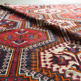 トライバル ラグ 200×130cm イラン手織り 一点物