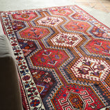 トライバル ラグ 200×130cm イラン手織り 一点物