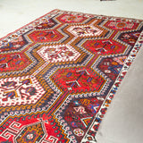 トライバル ラグ 200×130cm イラン手織り 一点物