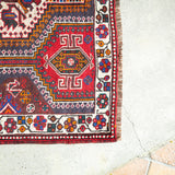 トライバル ラグ 200×130cm イラン手織り 一点物