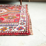トライバル ラグ 200×130cm イラン手織り 一点物