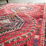 トライバル ラグ 145×109cm イラン手織り 一点物