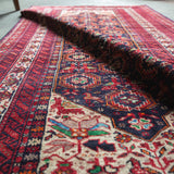 トライバル ラグ 208×100cm イラン手織り 一点物