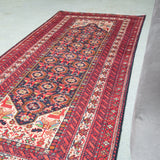 トライバル ラグ 208×100cm イラン手織り 一点物