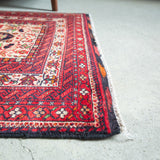 トライバル ラグ 208×100cm イラン手織り 一点物