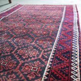トライバル ラグ 166×85cm イラン手織り 一点物