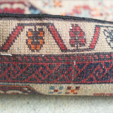 トライバル ラグ 100×52cm イラン手織り 一点物