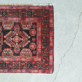 トライバル ラグ 94×58cm イラン手織り 一点物