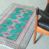 トライバル ラグ 106×68cm イラン手織り 一点物