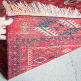 トライバル ラグ 180×110cm イラン手織り 一点物