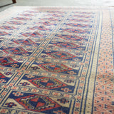 トライバル ラグ 138×98cm イラン手織り 一点物