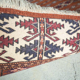 トライバル ラグ 150×100cm イラン手織り 一点物