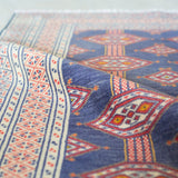 トライバル ラグ 115×80cm イラン手織り 一点物