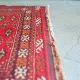 トライバル ラグ 117×87cm イラン手織り 一点物